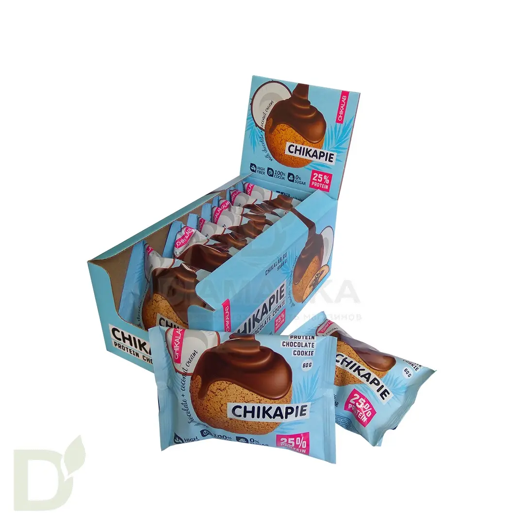 Печенье CHIKALAB глазированное Кокос 60гр.