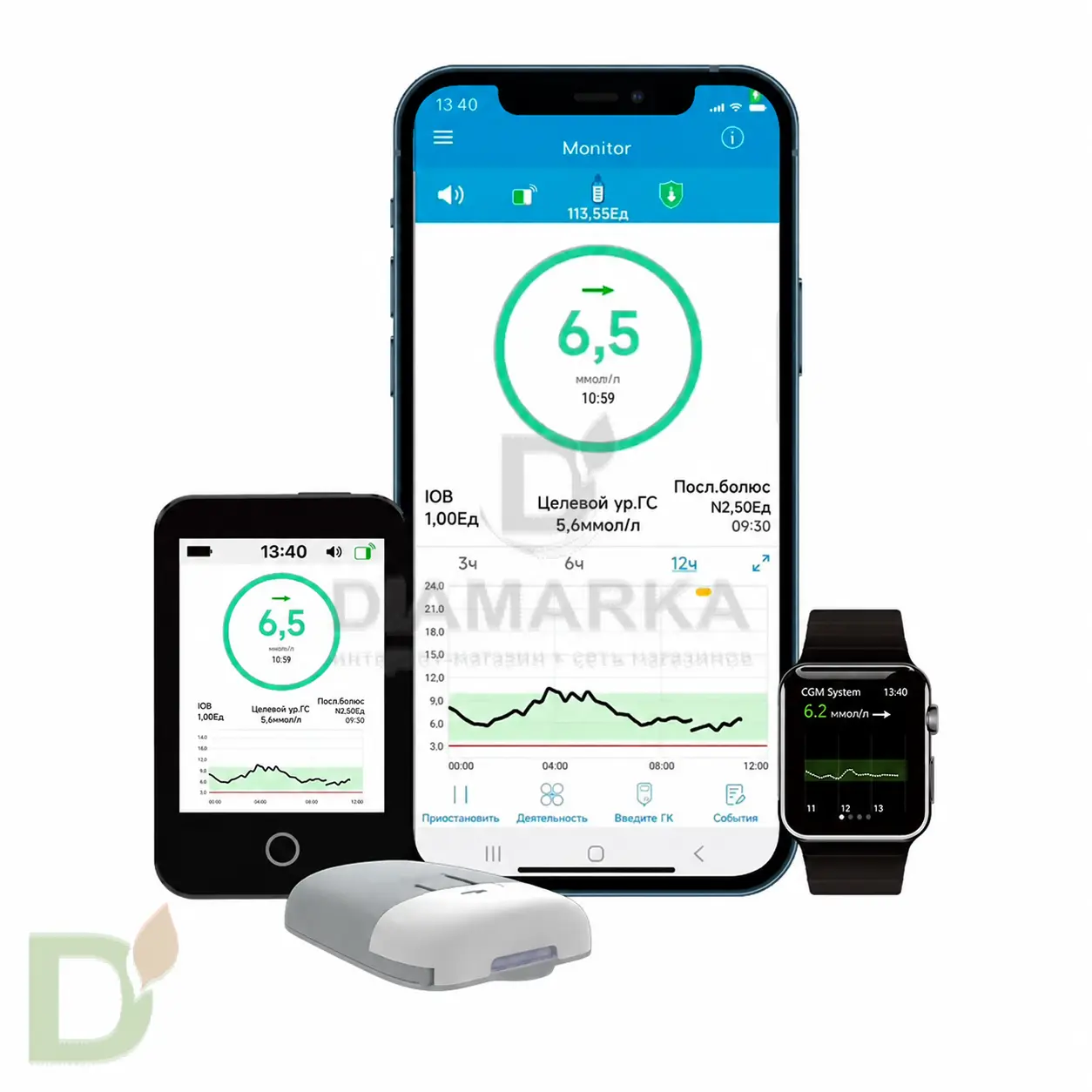 Помпа инсулиновая беспроводная MEDTRUM TouchCare SY-201